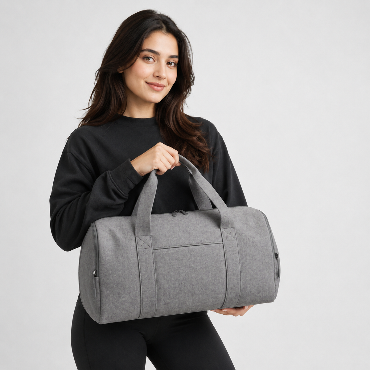 Black Gym and Travel Duffel Bag